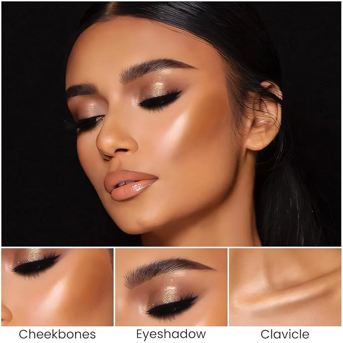 evpct 2in1 Face Shaping & Contouring Stick Cream Contour Concealer Bronzer Stick Makeup Kit for Beginner Face Highlighter Makeup Stick contorno maquillaje de maquillaje profesional,NEW Medium Tan