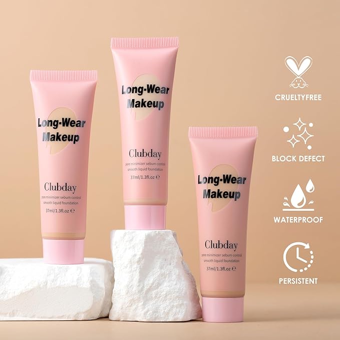 Liquid Foundation Full coverage Long-Lasting Buildable Weighless Foundation Cream Active Wear Color Stay Makeup-10
