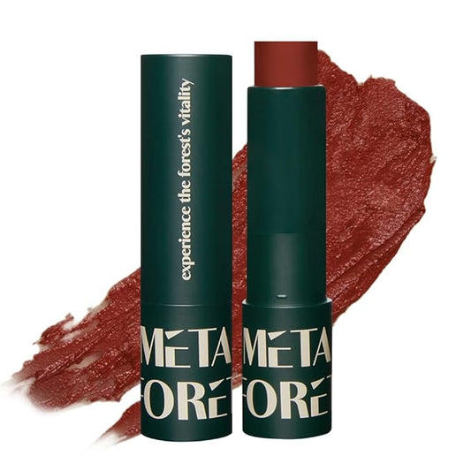 METAFORET Vegan Tinted Lip Balm 0.12oz 3.5g Experience Softer, More Radiant Lips with Lip Tint Butter Balm - Moisturizing, Tinted, and Perfect for Lip Care and Lip Glow (#02 Rose Red)
