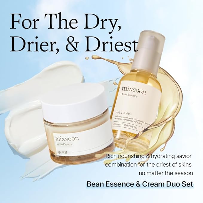 mixsoon Bean Essence, Vegansnail, Exfoliating Essence for face, Hydrating Korean Skin Care,Glassskin 1.69 fl.oz/50ml