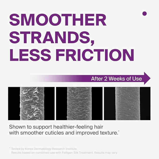 Dr.FORHAIR Folligen Silk Shampoo 500 ml/16.9 fl. oz. | Damaged Scalp And Hair Care | Hair Strengthening | Protein care | Smooths and Softens Rough Hair | Hypoallergenic