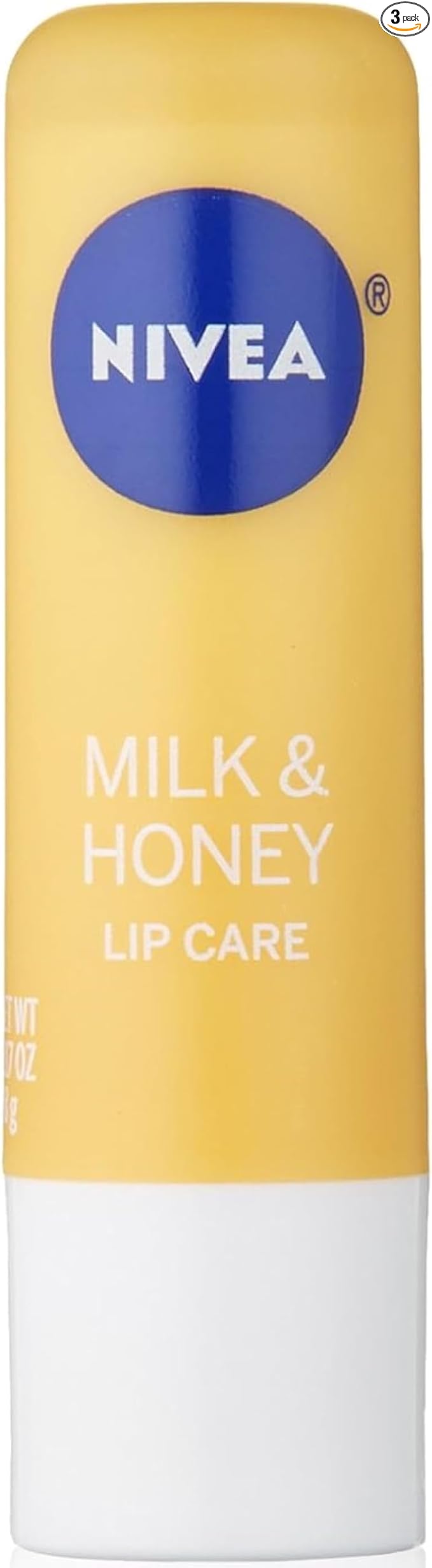 Nivea Milk and Honey Lip Care 0.17 Ounces (Pack of 3