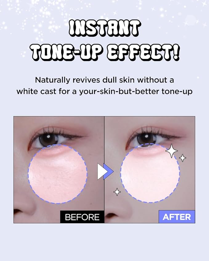 CHASIN' RABBITS All About Glow Tone-up Cream 1.69 fl. Oz, Natural Makeup Base, Dewy Hydration, Long-Lasting Makeup with Soft Texture, Korean Beauty