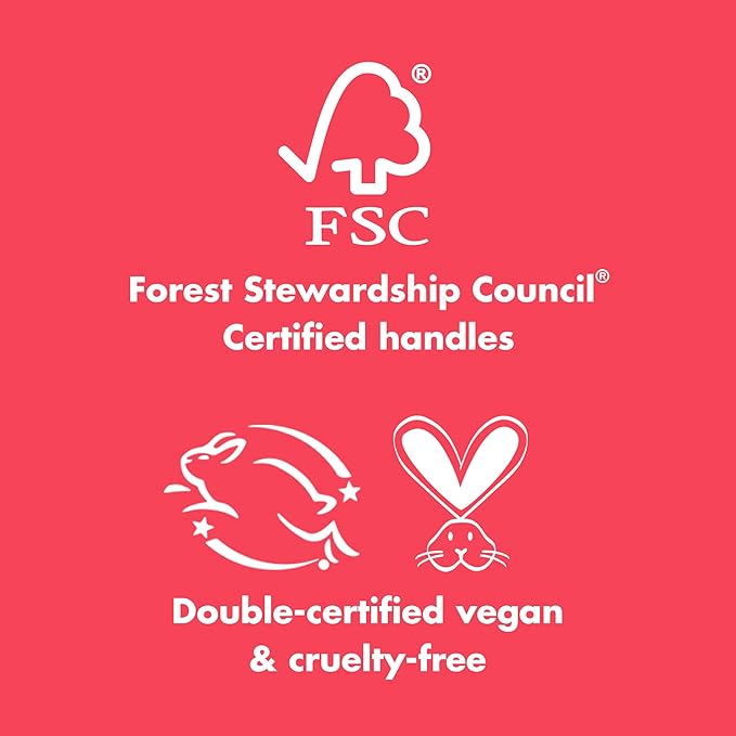 e.l.f. Complexion Perfection Brush Kit, 4-Piece Makeup Brush Set, Brushes For Foundations & Concealers, Vegan & Cruelty-Free