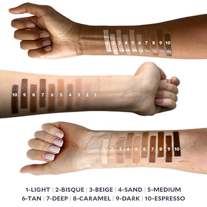 Fièra Luxury Concealer with Anti-Aging - All Day Coverage for Dark Circles, Fine Lines, Wrinkles & Spots - Espresso, 0.5 Ounce