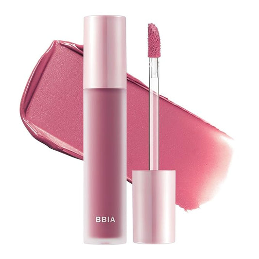 BBIA Last Velvet Tint - Soft & Creamy Matte Finish Lip Stain, Blur Effect with Velvety Texture, Long-Lasting, High Pigment, Lightweight, Non-Drying, Vegan, Korean Lip Makeup (V41 SUMMER BERRY)