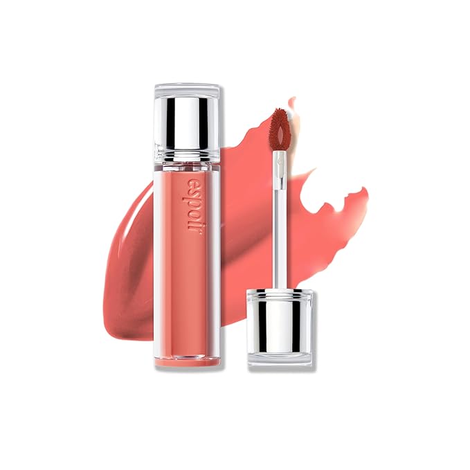 Espoir Couture Lip Tint Glaze #9 Pinky Lowkey 0.14oz | Volumizing Lip Stain with Syrupy Shine | Long-Lasting & Vibrant Color for Radiant Lip Look | Moisturizing & Glossy Lip Tint | Korean Lip Makeup