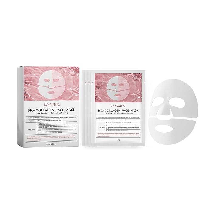 Retinol Collagen Face Mask – Korean Tightening Hydrogel Overnight Mask, Deep Moisturizing & Elasticity Boost, Long-Lasting Hydration & Brightening Skin (Deep Hydrating Mask)