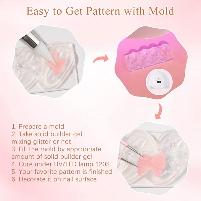 MIZHSE Solid Builder Gel for Nails, Nude Pink Non-Sticky Sculpting Gel, 3D Nail Art Building Carving Modeling Hard Nail Extension Soak Off UV/LED Nail Art Salon Home DIY 15g