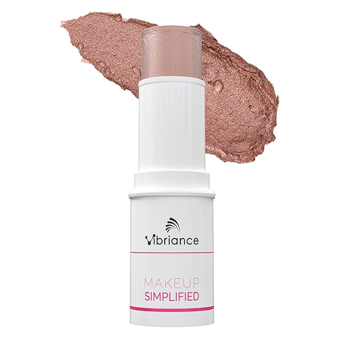 Vibriance Makeup Simplified Illuminate Stick - All-in-One, Mature Skin Highlighter - Lips, Cheeks, Eyes Cosmetics for Older Women