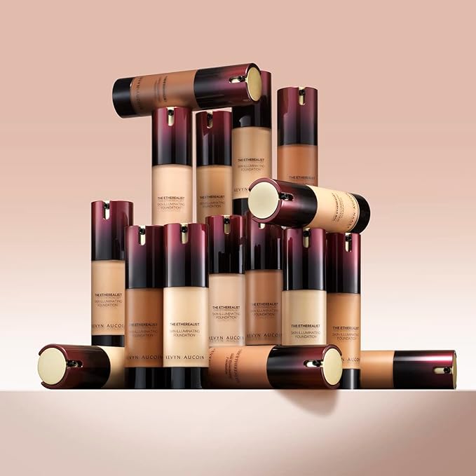 Kevyn Aucoin The Etherealist Skin Illuminating Foundation, EF 04 (Light) shade: Comfortable, shine-free, smooth, moisturize. Medium to full coverage. Makeup artist go to. Even, bright & natural look.