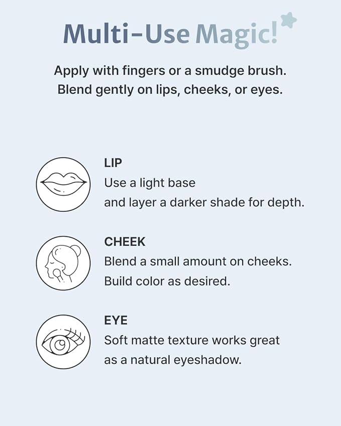 DEARMAY Pure Falling Mood Lip Pot No. 07 Endless Replay 0.23 Oz. Vegan Lip Stain Lip & Cheek Multi-Use Tint With Hydrating Formula for Smooth Soft Blend Without Dryness or Fine Lines, Korean Makeup