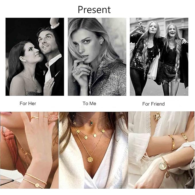 Boho Layered Pearl Choker Necklace Gold Pearl Pendant Necklace Tiny Dot Layering Necklace Vintage Necklace Chain Jewelry for Women and Girls Gifts