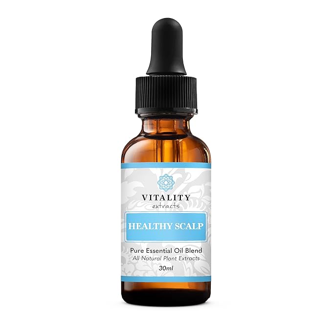 Vitality Extracts Healthy Scalp Essential Oil Blend - 30ml, Cleanse, Hair Growth, Amla Oil, Ayurvedic, Hair Repair, Strengthening, Rejuvenate, Luster & Shine
