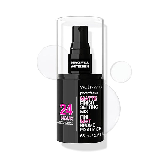 Wet n Wild Photo Focus Matte Finish Setting Mist, Matte - clear