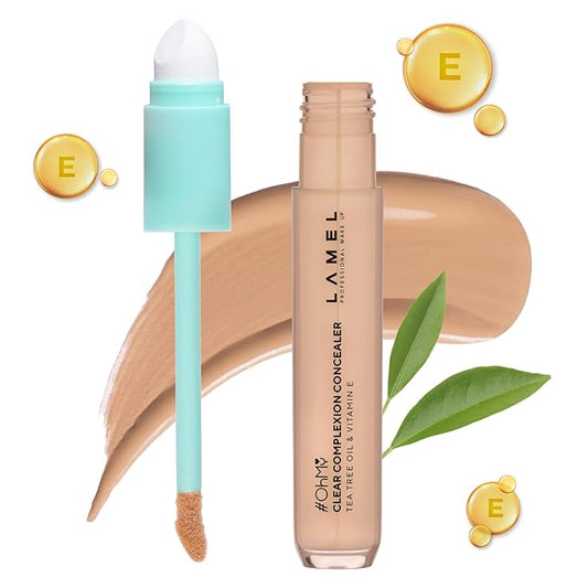 LAMEL OH my Clear Face Concealer - Vitamin E & Tea Tree Extract - Skin Care, Moisturizing & Waterproof - Anti-Aging Formula - Brightening & Protection, 403-0,23 fl.oz
