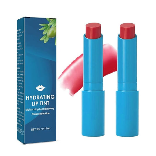 2pcs Thrive Lip Tint Hydrating, Strong Moisturizing Effect Tinted Lip Balm Hydrating, Natural Ingredients Sheer Moisture Lip Tint, Non-Sticky and Long-Lasting Lip Care