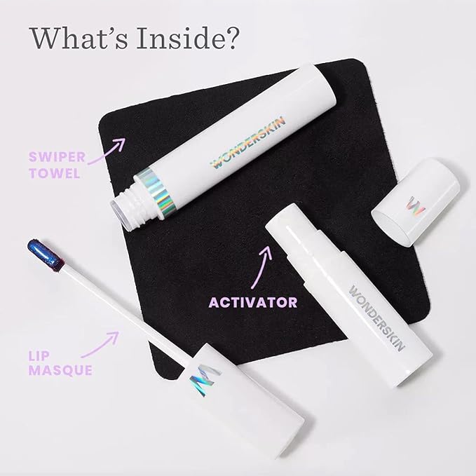 Wonderskin Wonder Blading Lip Stain Peel Off and Reveal Kit - Long Lasting, Waterproof Pink Lip Tint, Transfer Proof Natural Lip Stain Kit (Sweetheart)