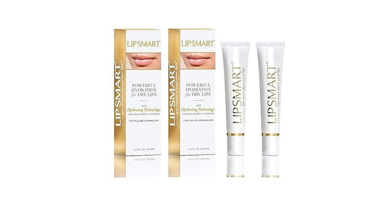 Ultra Hydrating Lip Treatment Moisturizer and Volumizer - Powerful Hydration for Dry Lips (2 Pack)
