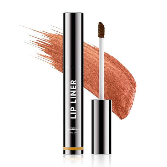 OETUIOW Lip Stain, Lip Liner, Waterproof Moisturizing Long-Lasting, Non-Stick Cup for Women All Skin Types, Nude Color