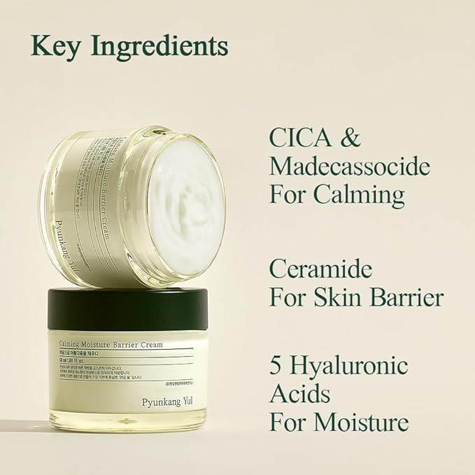 PYUNKANG YUL Calming Line Gift Box Set-Korean Facial Skin Care Essential for Daily Moisturizing with Toner, Serum, Cream, Safe on Acne Prone & Sensitive Skin, Vegan & Cruelty Free