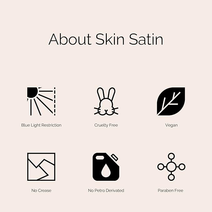 OFIR Skin Satin Medium Coverage Foundation | Vegan | Blue Light Protection | Non-Creasing | 1 FL OZ | (Coffee - Deep Warm)