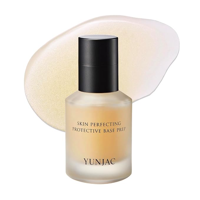 YUNJAC Base Prep (1.35 fl oz) - Grip Primer, Skin Perfecting Makeup Base for Korean Skin Prep. Silicone-Free, Serum Texture for Glowing, Flawless, and Long-Lasting Makeup