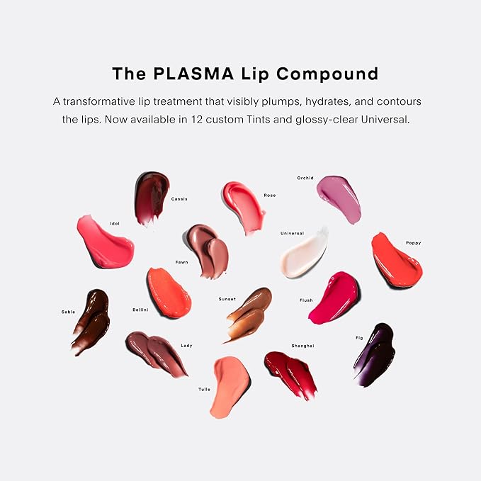 U Beauty The PLASMA Tinted Lip Compound Anti-Wrinkle & Anti-Aging Treatment - Shimmery Plumping Lip Gloss with Hyaluronic Acid, Shea Butter, Salicylic Acid & Peptides to Deeply Hydrate, Idol- 15 mL