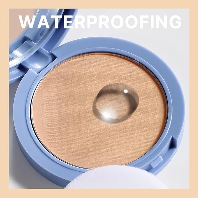 Oil Control Matte Perfection Face Pressed Powder,Matte Smooth Flawless Setting Powder Makeup,Polvo Compacto De Maquillaje,Waterproof Long Lasting, Cruelty Free, 0.35Oz(245 Radiant Honey, 1)