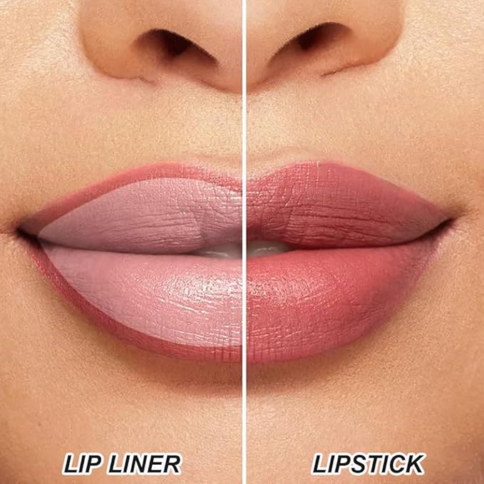 3 Colors Peel Off Lip Liner Stain Kit, Long Wear Matte Lip Tint Stain Set with Tweezer for Women, Waterproof Transfer Proof Highly Pigmented Peel Off Liquid Lipstick for All Skin Types (#3,4,5)