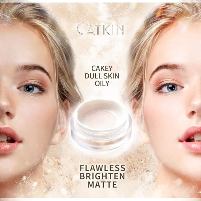 CATKIN Dreamworld Air Makeup Loose Powder Setting Finishing Powder Oil Control shimmer (C02)