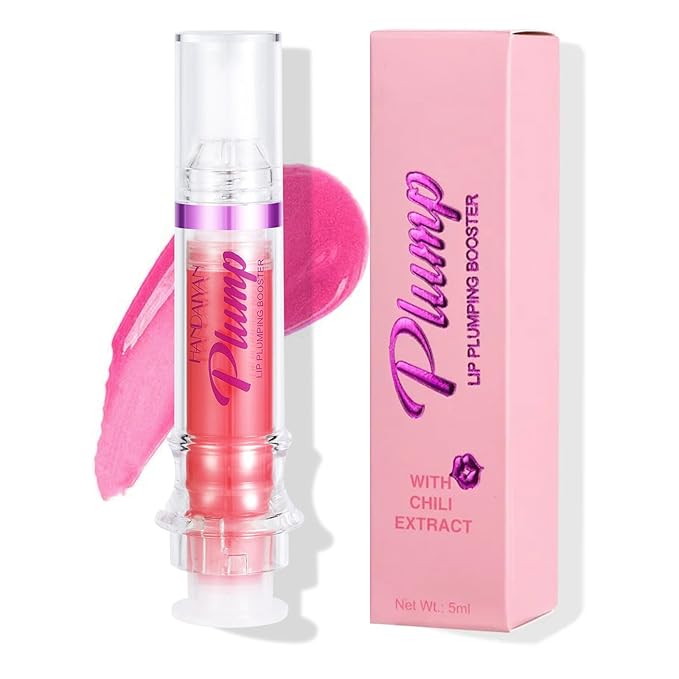 Glossy Finish Lip Glow Oil,Lip Plumping Booster Plump,Hydrating, Volumizes & High-Shine Lip Plumping Mirror Lip Glaze Lip Makeup,Lip Enhancer for Fuller, Lip Mask, Hydrating& Reduce Fine Lines (003#)