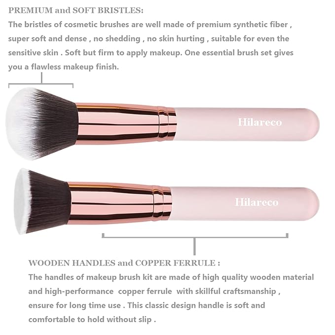 Mushroom Head Air Cushion CC Cream Natural Foundation,Phoera Powder, Bright Makeup Base Long Lasting with Makeup Sponge and Flat Top Kabuki Foundation Brush (#05 Sand)