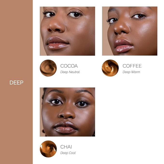 OFIR Skin Satin Medium Coverage Foundation | Vegan | Blue Light Protection | Non-Creasing | 1 FL OZ | (Cinnamon - Medium Deep Cool)