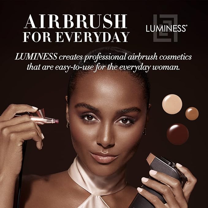 Luminess Air Silk 4-In-1 Airbrush Foundation- Foundation, Shade 180 (.5 Fl Oz) - Sheer to Medium Coverage - Anti-Aging Formula Hydrates and Moisturizes - Professional Makeup Kit for Cordless Air Brush
