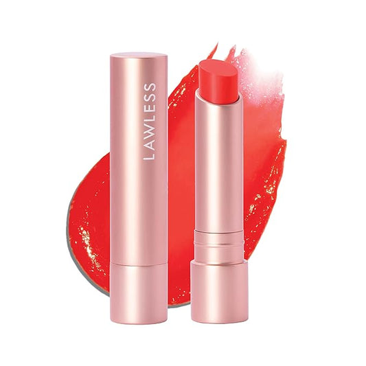 LAWLESS Forget the Filler Lip Plumping Line Smoothing Tinted Balm - Cherry Vanilla - Premium Tinted Lip Balm with Natural Ingredients to Plump and Smooth Lips for a Firmer, Fuller Look - 0.09 oz