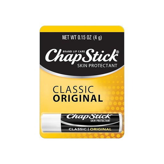 ChapStick Classic Original Lip Balm Tube, Lip Care - 0.15 Oz (1 Blister Pack)