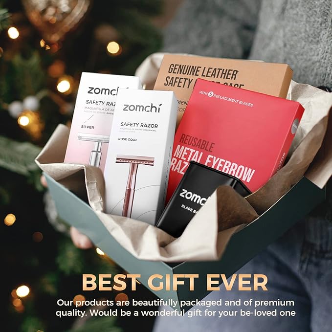 ZOMCHI Precision Eyebrow Razor Blades - Set of 10 Replacement Blades