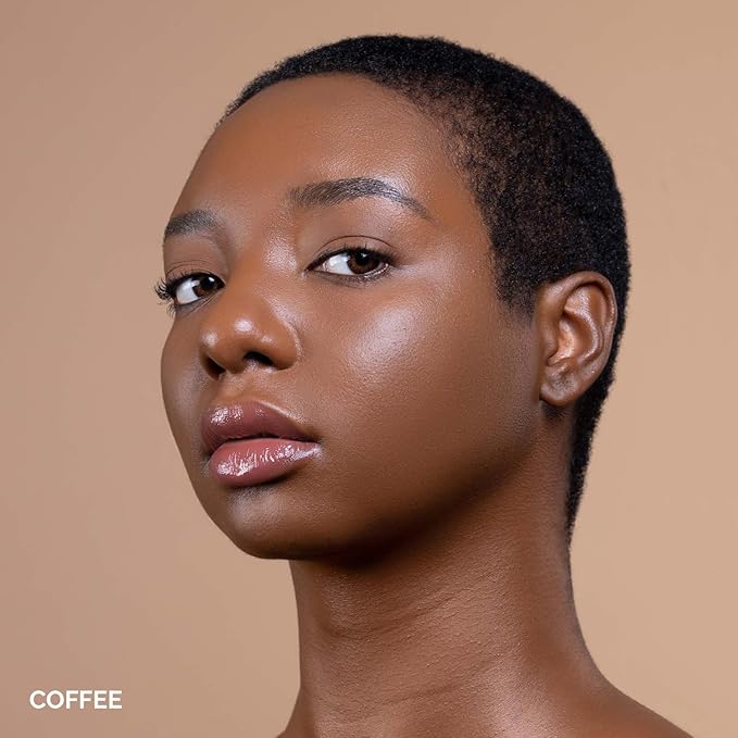 OFIR Skin Satin Medium Coverage Foundation | Vegan | Blue Light Protection | Non-Creasing | 1 FL OZ | (Coffee - Deep Warm)