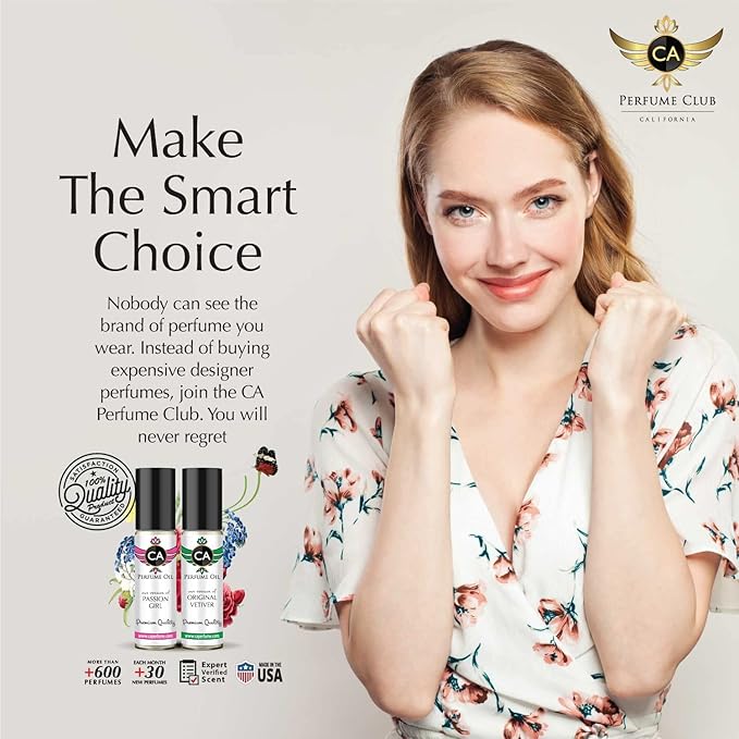 CA Perfume Impression of Sisi For Women Replica Fragrance Body Oil Dupes Alcohol-Free Essential Aromatherapy Sample Travel Size Concentrated Long Lasting Attar Roll-On 0.3 Fl Oz/10ml