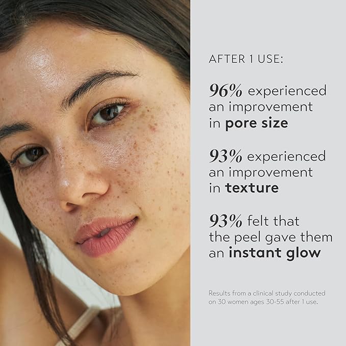 SHANI DARDEN SKIN CARE Triple Acid Peel, 2-Step Exfoliating Face Peel with Mandelic, Lactic & Glycolic Acids, Kaolin Clay Neutralizing Mask & Brush, Helps Improve Dark Spots & Skin Texture, 0.5 fl oz