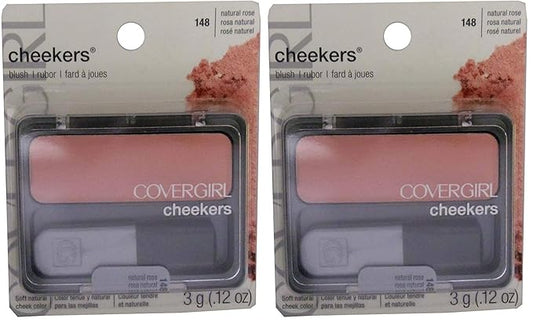 COVERGIRL Cheekers Blendable Powder Blush Natural Twinkle.12 oz, 1 Count (Pack of 2)