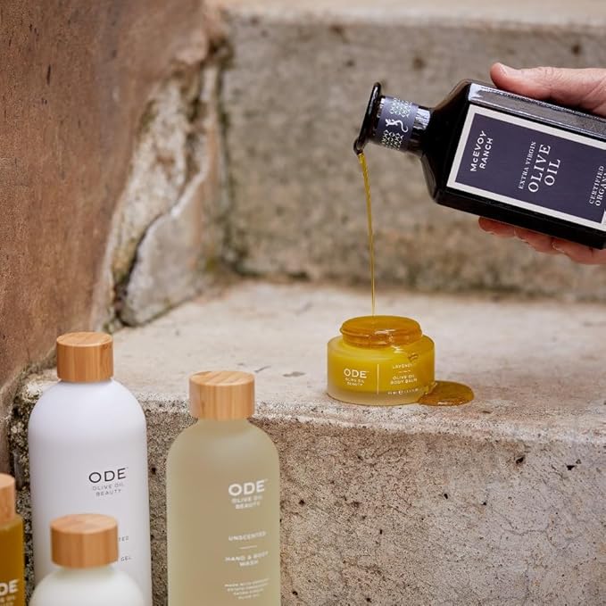 McEvoy Ranch Whipped Body Butter | ODE Olive Oil Beauty | 5.8 FL OZ | Crafted with Organic EVOO, Hyaluronic Acid, Organic Shea & Cocoa Butters | Nourishing, Brightening, Firming (Unscented)