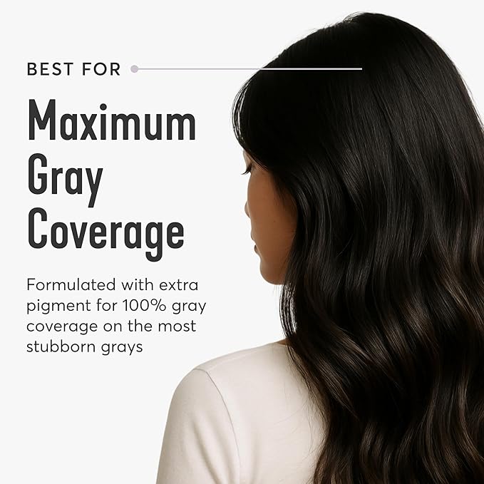 Madison Reed Radiant Hair Color Kit | 2.5NNN Soft Black (Parma Black) for 100% Gray Hair Coverage | Salon Quality Permanent Hair Dye | PPD-Free & Ammonia-Free | (Packaging May Vary) 1 Pack