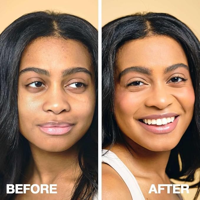 Palladio Full-Coverage Color Correction CC Cream, Oil-Free with Peptides & Vitamin C, Best for Correcting Redness and Uneven Skin Tone, Buildable Foundation Coverage (Tan 41N)