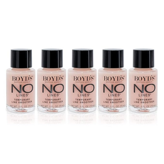 Boyd's Renoir No Lines Temporary Wrinkle Remover- For Forehead, Eyes, Lips, 0.5 fl oz (5-Pack)
