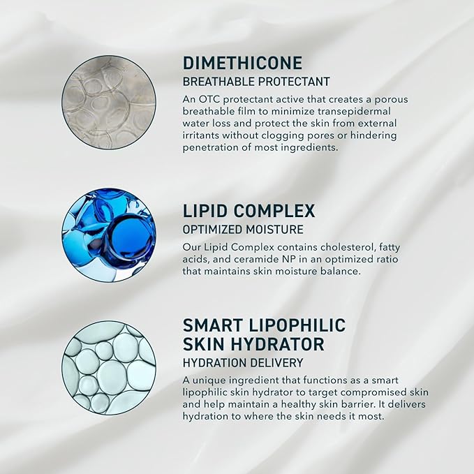 Skin Utility Balm. Advanced Occlusive Face Cream for Dry Skin, Moisturizer for Sensitive Skin. Thick Non-Comedogenic Barrier Protection with Dimethicone and Shea Butter. 1.7oz Tube