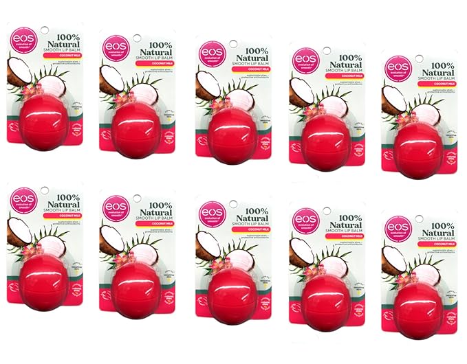 eos Coconut Milk Lip Balm 0.25 Oz. (Pack of 10)