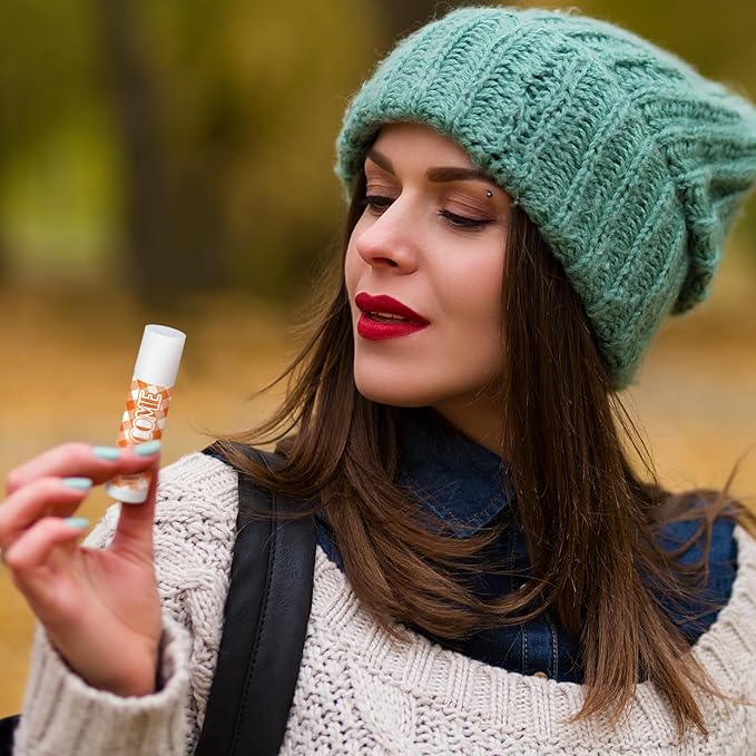 Dunzy 100 Pack Hello Fall Thanksgiving Party Gifts Bulk Lip Balms Favors Employee Appreciation Gifts Thank You Gifts Team Inspirational Gifts for Women Men Coworkers Satff Teachers(Thanksgiving)