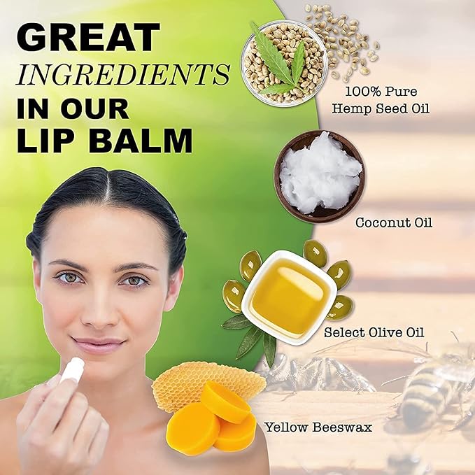 Natural Lip Balm Bulk, Customizable, 50 Pack, Vanilla | Add Your Own Labels For Party Favors, Gift Baskets, Business Branding, or Weddings. For Men, Women, and Children